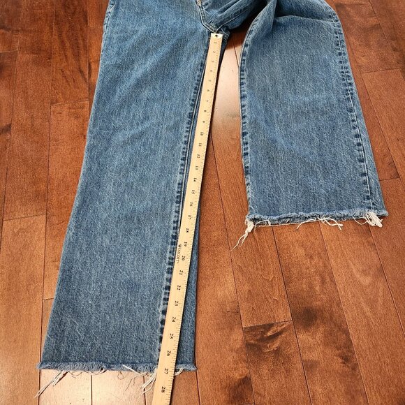 Aritzia Blue Flare & Wide Leg Jeans - Picture 8 of 9